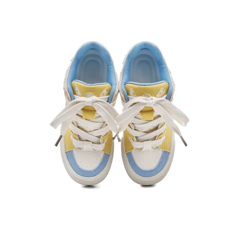 PIPI PURPLE Low Top Skateboard Shoes Women's-7