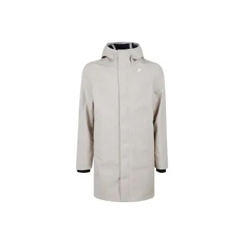 K WAY Jackets & Coats Men's Ecru