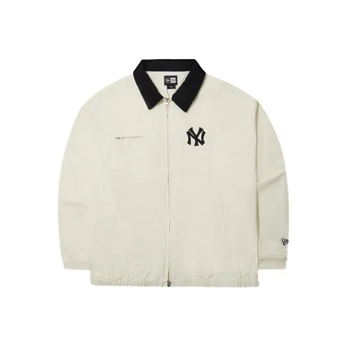 New Era Jacket Unisex Ivory White