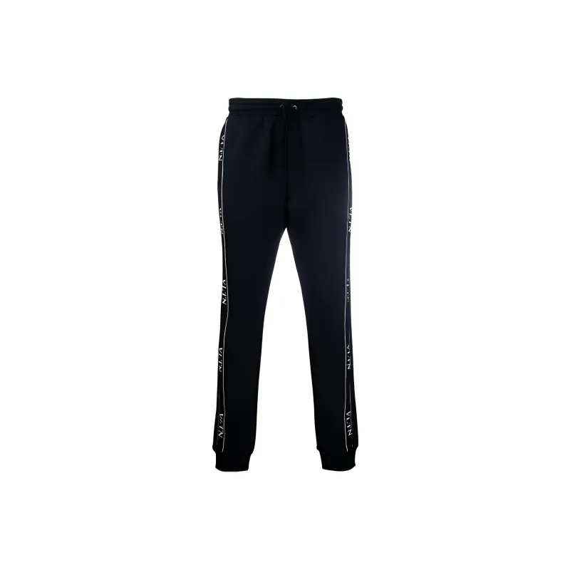 Valentino Knitted Sweatpants Men Black-0