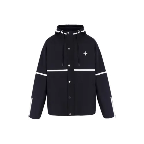 YLDP Jackets & Coats Unisex Black
