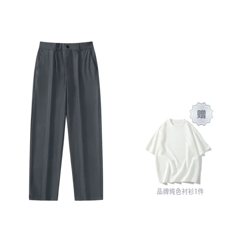 Freamve Straight Casual Pants Unisex-17