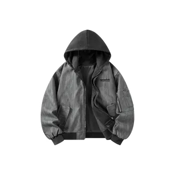 SPONGEBOB SQUAREPANTS Jackets Coats Unisex Black Gray Color