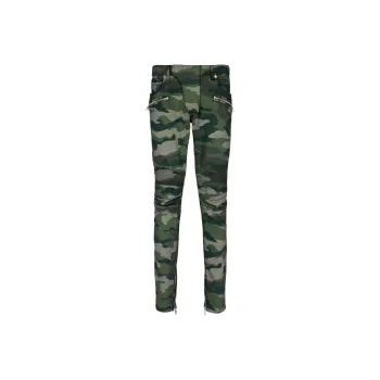 BALMAIN Camouflage print Slim Jeans