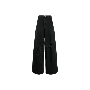 Vetements Jeans Men Black