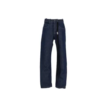 Ann Demeulemeester High Waist Straight Leg Jeans