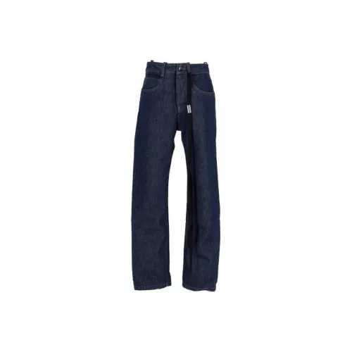 Ann Demeulemeester High Waist Straight Leg Jeans