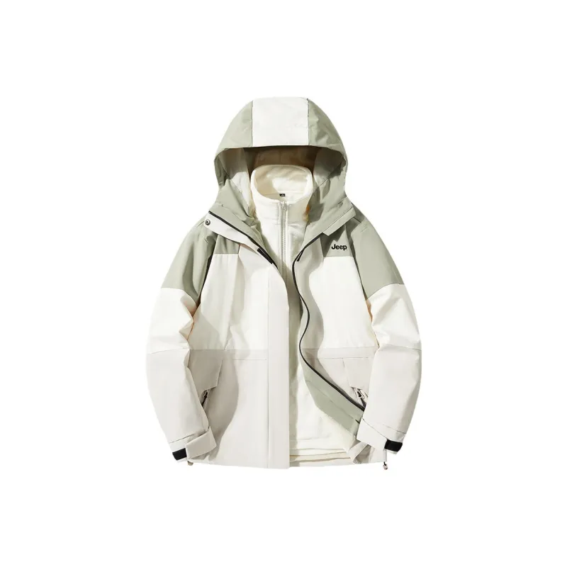 Jeep Detachable Hat Trench Coat Jackets & Coats Unisex-4