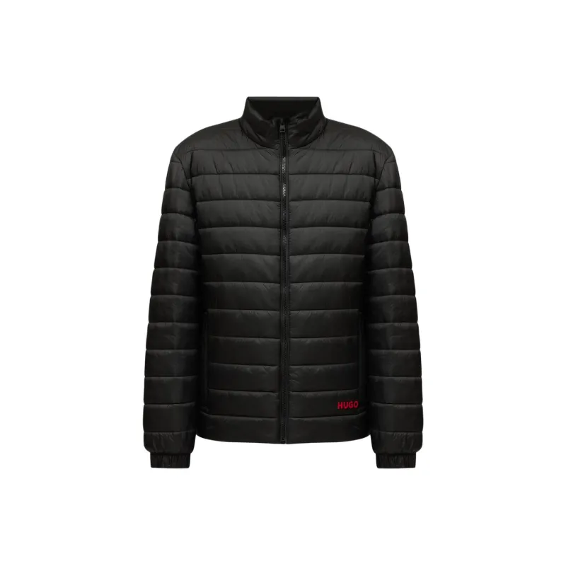 HUGO BOSS Logo Printed Zipped Padded Jacket-0