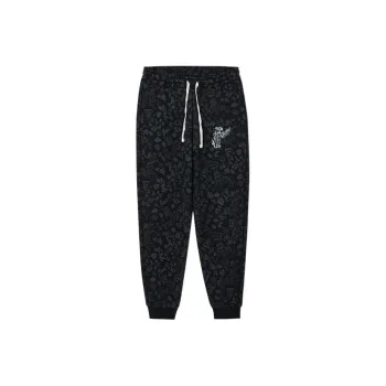 New Era Knitted Sweatpants Unisex Black Pattern