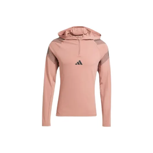 Adidas Free Shipping With AdiClub Pro Series Quarter Zip Hooded Track Jacket