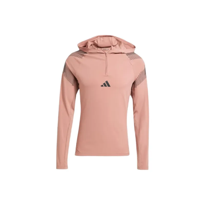 Adidas Free Shipping With AdiClub Pro Series Quarter Zip Hooded Track Jacket-0