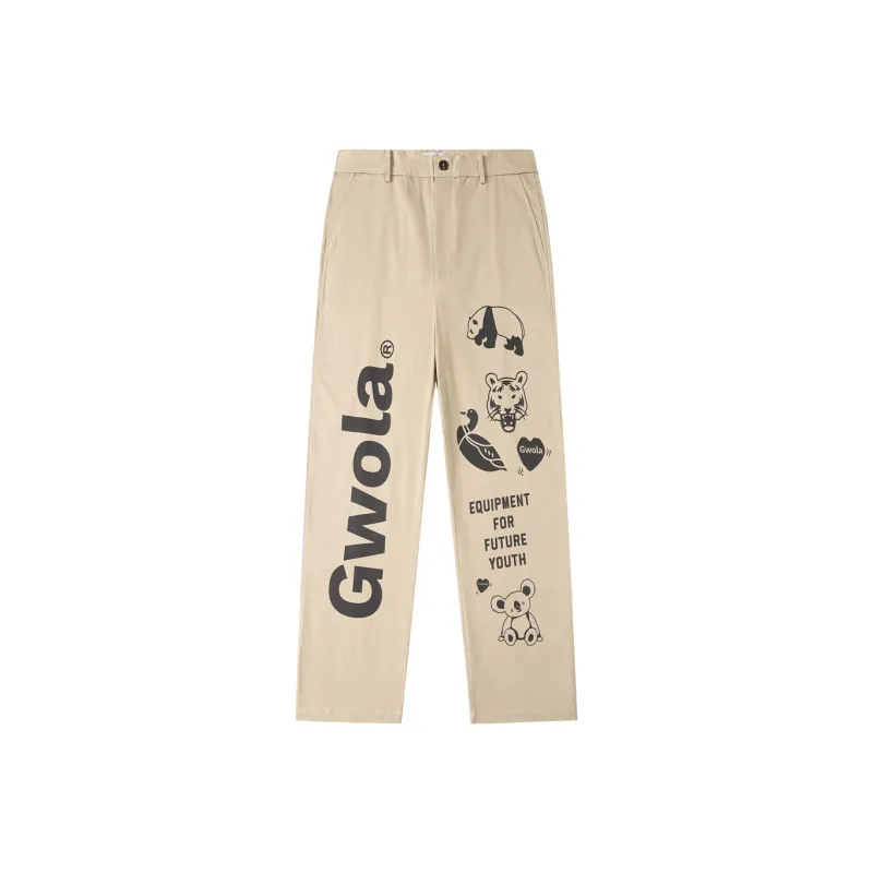 Gwola Cargo Pants Unisex Khaki-0
