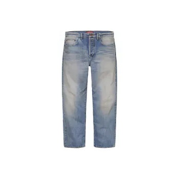 Supreme Distressed Loose Fit Selvedge Jean FW24