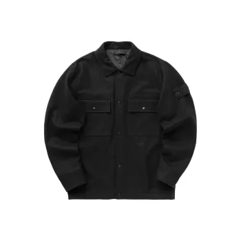 STONE ISLAND Ghost Piece Button Up Overshirt