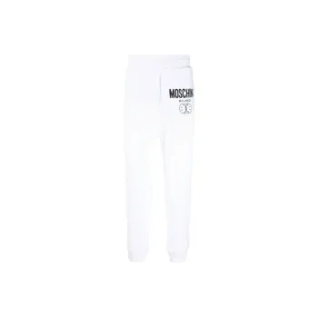 MOSCHINO Knitted Sweatpants Men White