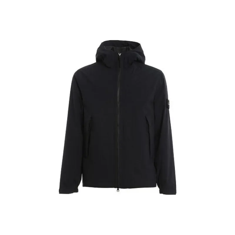 STONE ISLAND Zip Up Hooded Jacket-0