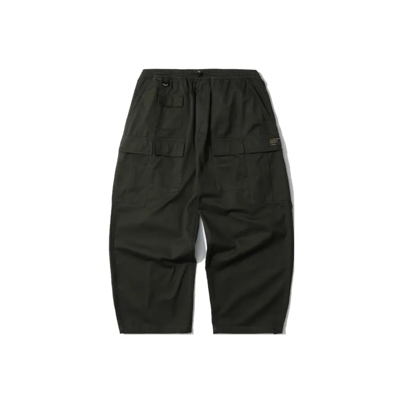 Izzue Casual Pants Unisex Army Green-4