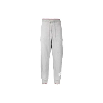 THOM BROWNE Logo Patch Drawstring Track Pants