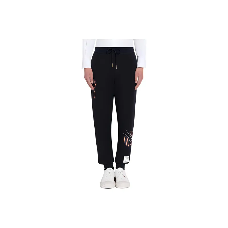 THOM BROWNE Lobster applique Track Pants-0