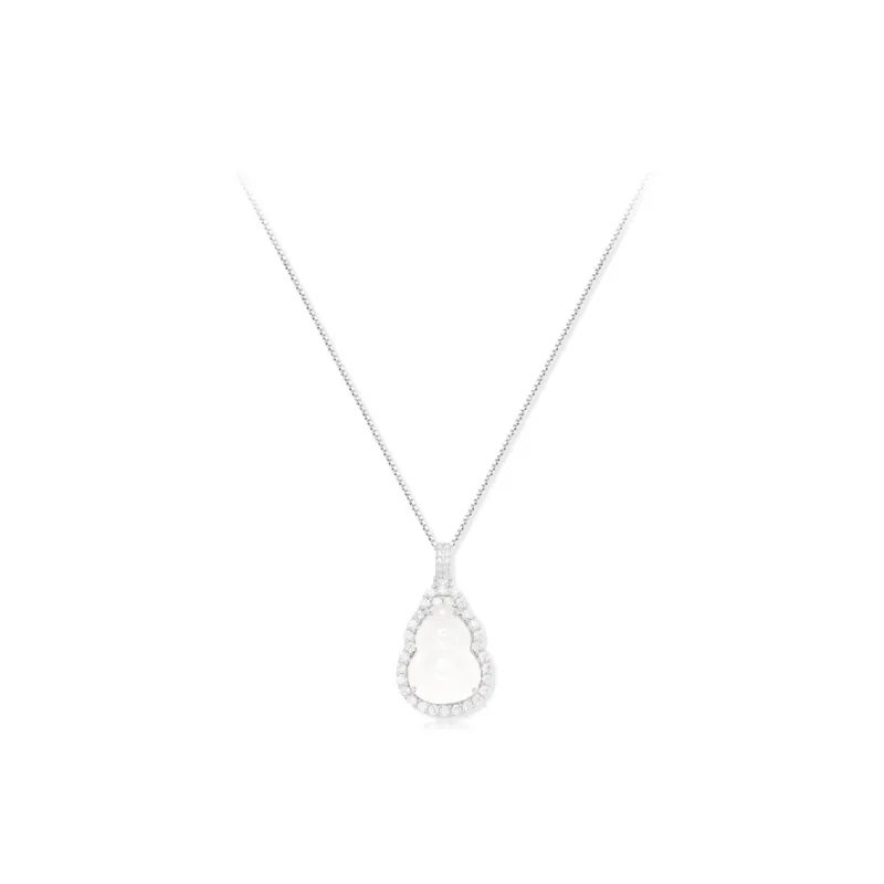 JUICY GRAPE Chalcedony Jade Necklaces Women's-0