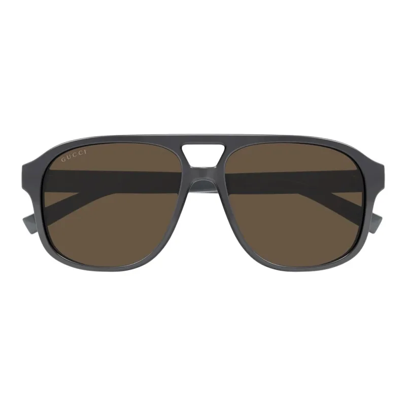 GUCCI Injection Molded Aviator Sunglasses Women's Black-1