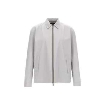 HERNO Zip Up Long Sleeved Jacket