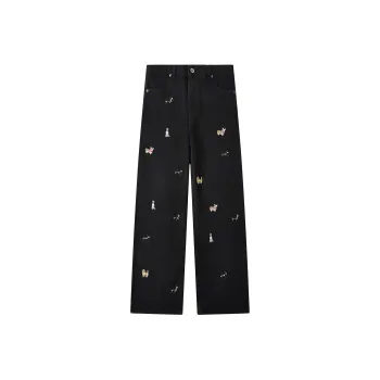 Michael Rock Jeans Unisex Black