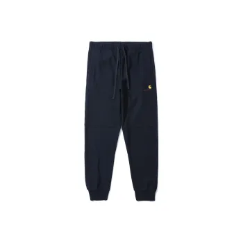 Carhartt WIP Knitted Sweatpants Men Navy Blue