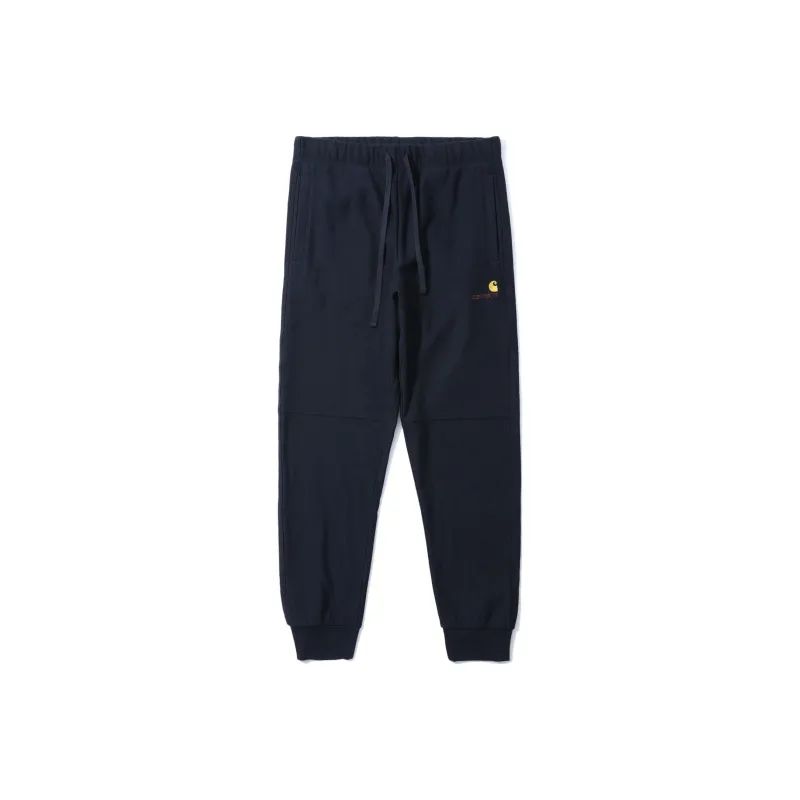 Carhartt WIP Knitted Sweatpants Men Navy Blue-0