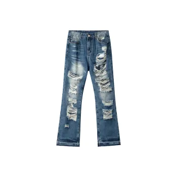 XINYINSU Jeans Unisex Blue