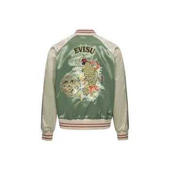EVISU Embroidered Bomber Jacket