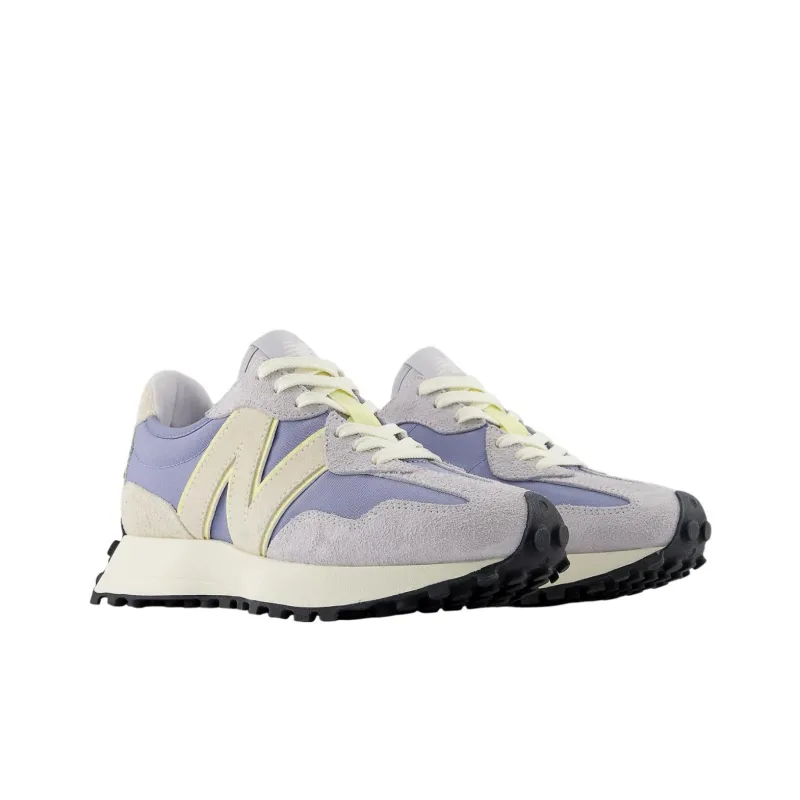 New Balance NB 327 Anti Slip Wear Resistant Low Top Casual Running Shoes Women's Gray Purple-2