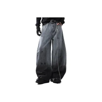 NVRFRGT Jeans Unisex Blue