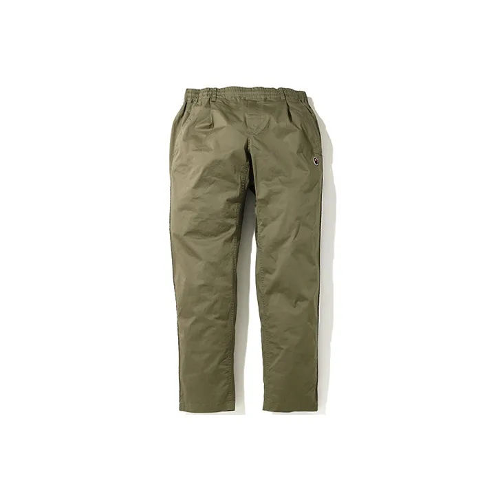 A BATHING APE Straight-leg Cotton Trousers-4
