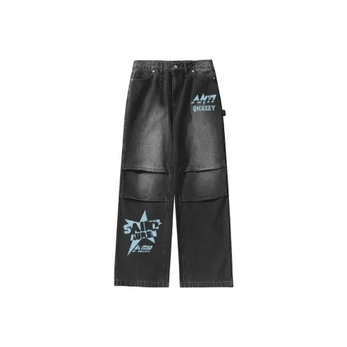 Qnxeey Jeans Unisex
