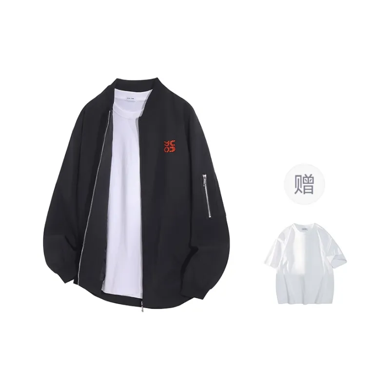 YOSICIL Jackets Coats Unisex Navy Blue-10