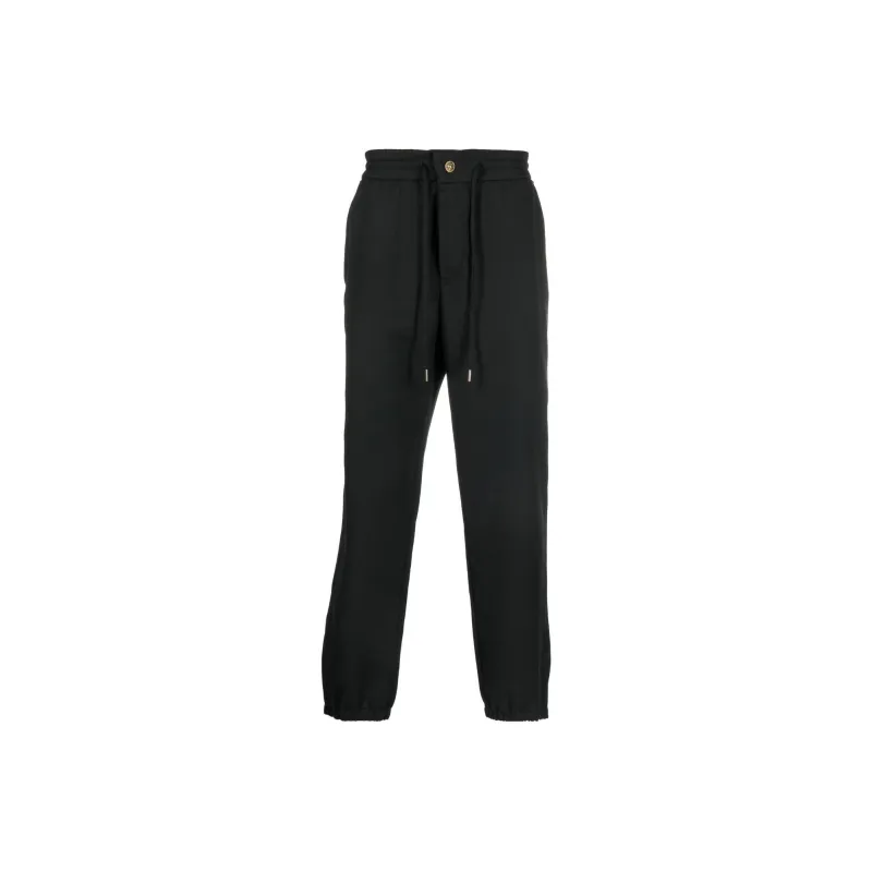 VERSACE JEANS COUTURE FW22 Knitted Sweatpants Men's Black-0