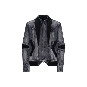 TIWILLTANG Jackets Coats Unisex Smoke Engrained Black