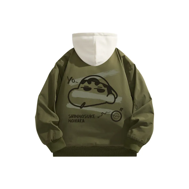 Crayon Shinchan Puffer Jacket Coat Unisex-5