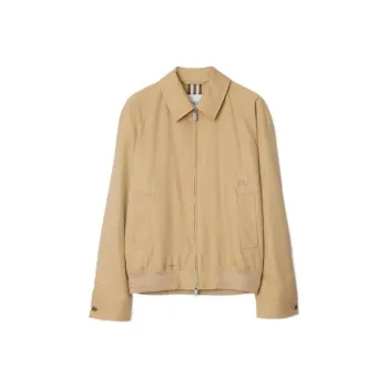 Burberry Collared Zip Up Jacket