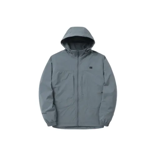 KOLON SPORT Jackets Coats Unisex Gray Green