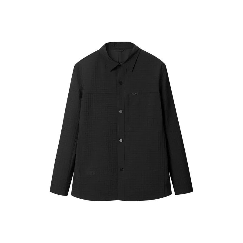 HLA Jackets Men Black Pattern 57-0