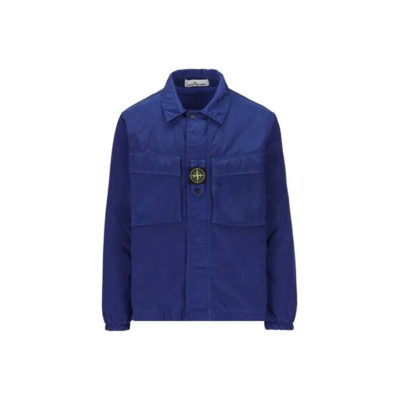 STONE ISLAND Jackets Coats Men's Blue Purple-0