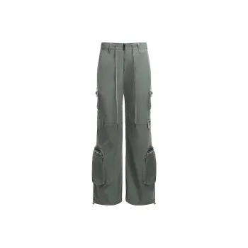 STK SMALL TOWN KID Cargo Pants Unisex Army Green