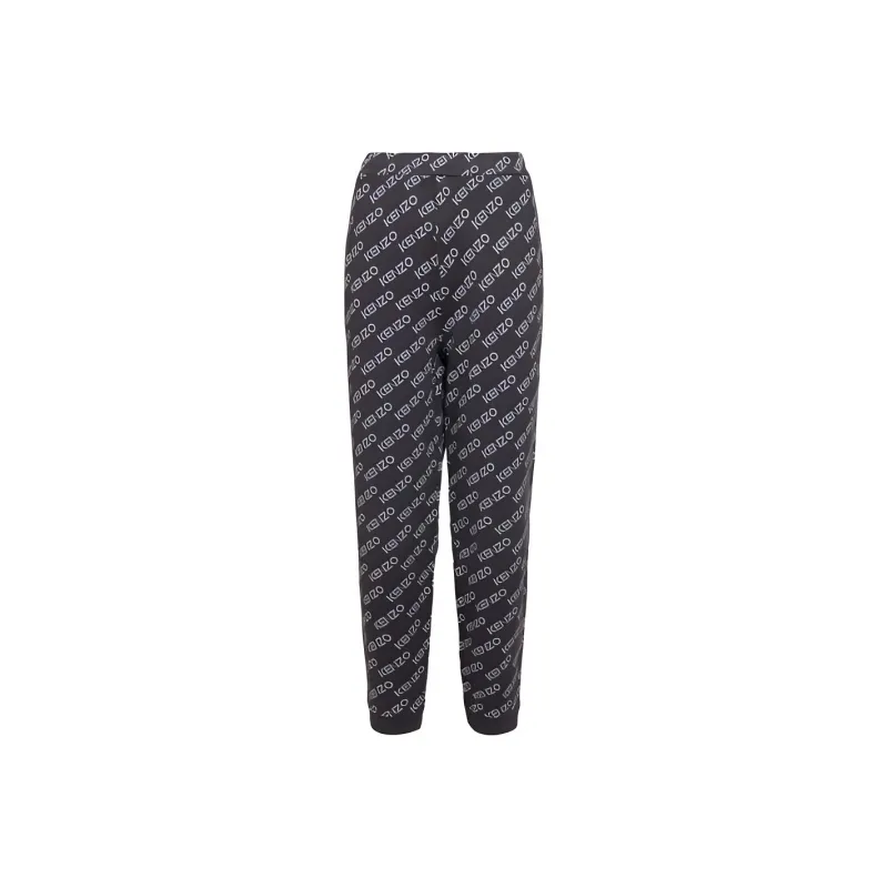 KENZO Logo Printed Tapered Track Pants-0