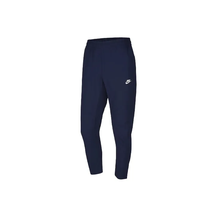 Nike Knitted Sweatpants Men Dark Navy Blue-0