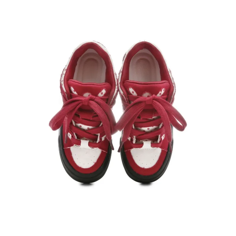 PIPI PURPLE Low Top Skateboard Shoes Women's-12