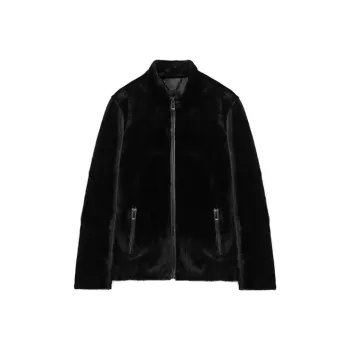 DAVID NAMAN Furs Men Black