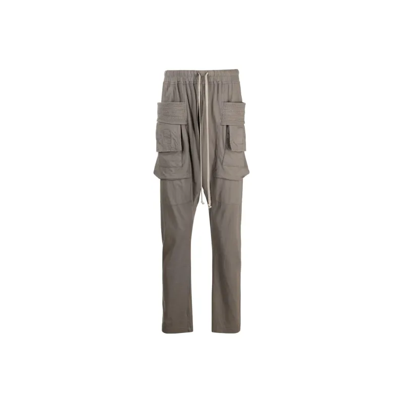 Rick Owens DRKSHDW Creatch Drawstring Cargo Trousers-0